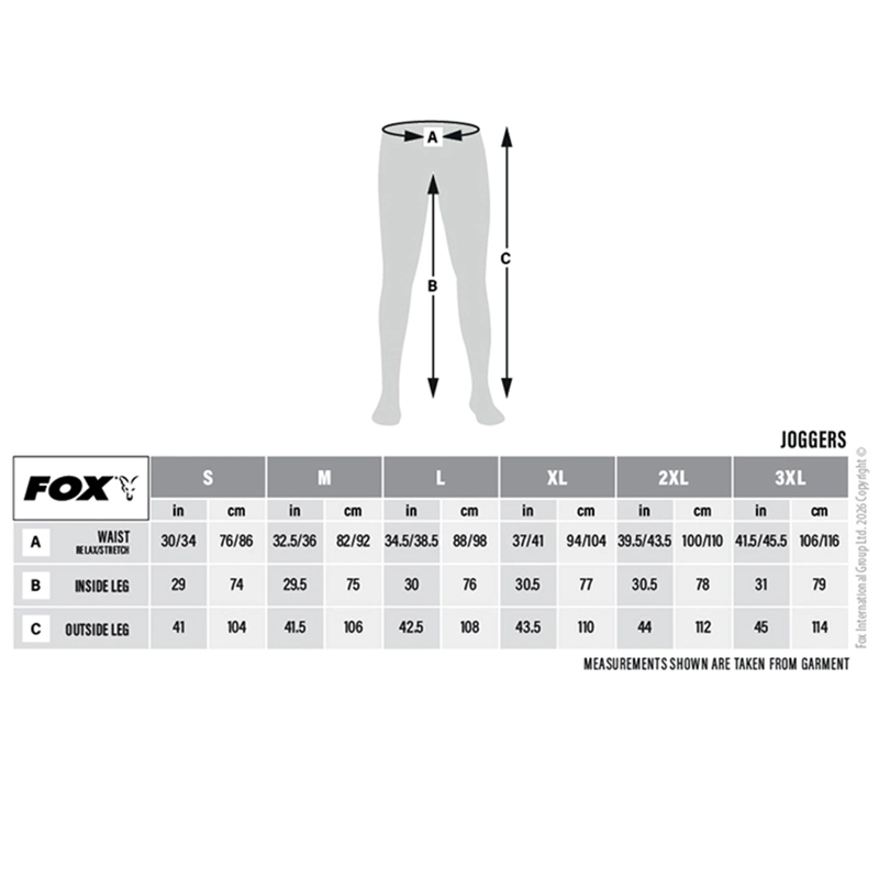 Fox Classic Joggers Black/Orange